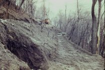 New beach road under construction